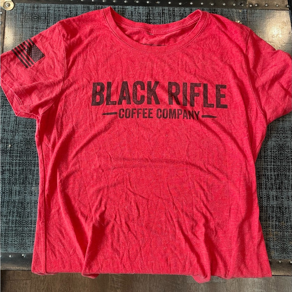 Black rifle coffee women’s tshirt. Size XL.